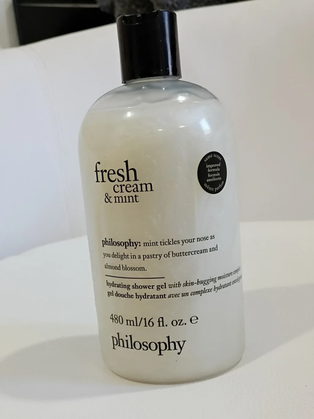 Philosophy Fresh Cream & Mint Hydrating Shower Gel — White